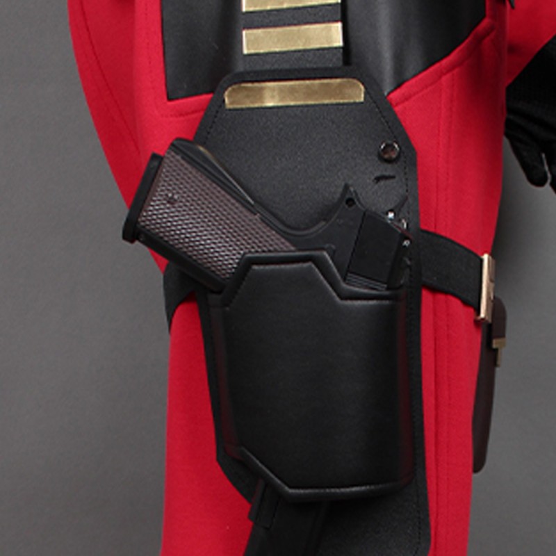 Wade Wilson Cosplay Costume Deadpool 3 Red Halloween Suit