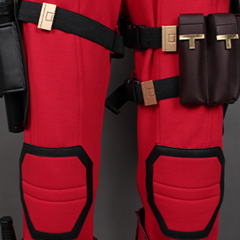 Wade Wilson Cosplay Costume Deadpool 3 Red Halloween Suit