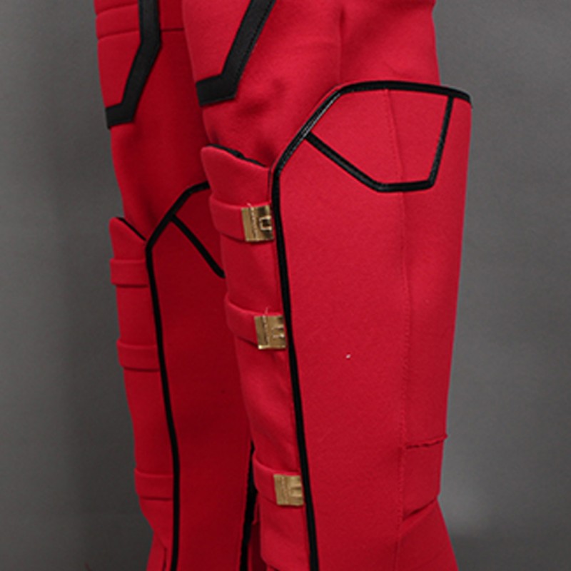 Wade Wilson Cosplay Costume Deadpool 3 Red Halloween Suit