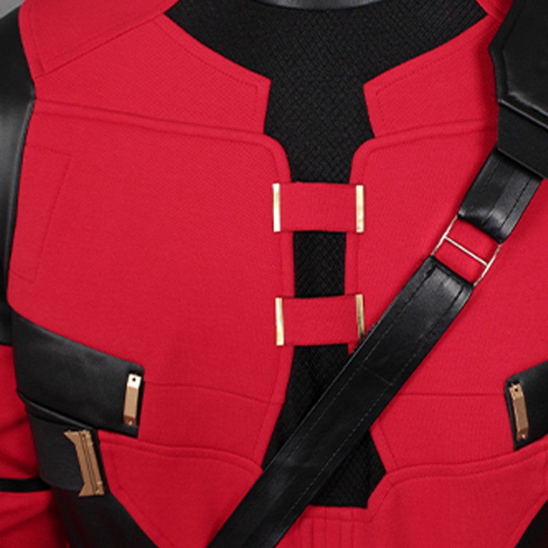 Wade Wilson Cosplay Costume Deadpool 3 Red Halloween Suit