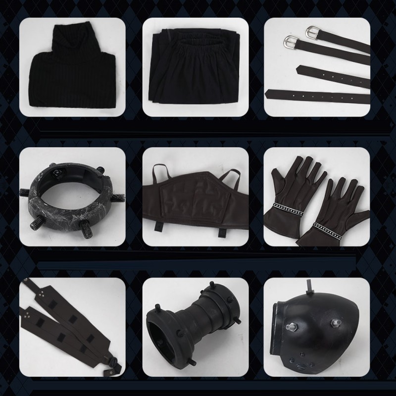 Final Fantasy 7 Cloud Strife Cosplay Costume FF VII Halloween Suit Black Outfits