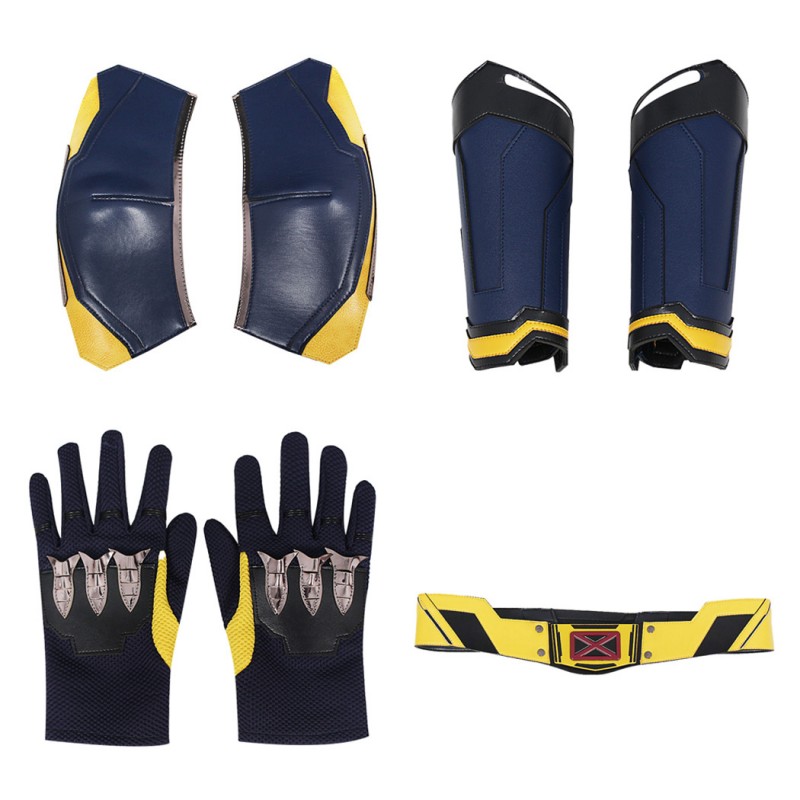 Deadpool & Wolverine Cosplay Costume Wolverine Halloween Suit Yellow Outfits