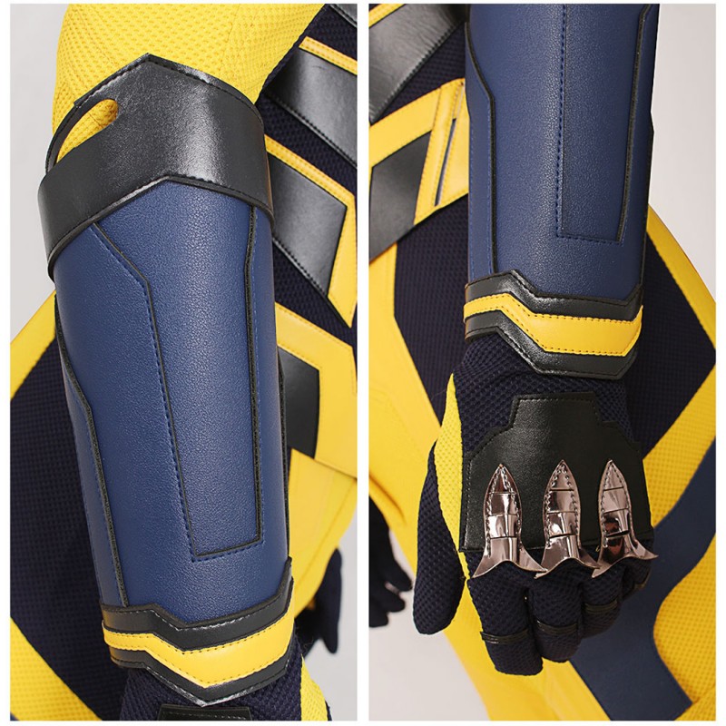 Deadpool & Wolverine Cosplay Costume Wolverine Halloween Suit Yellow Outfits