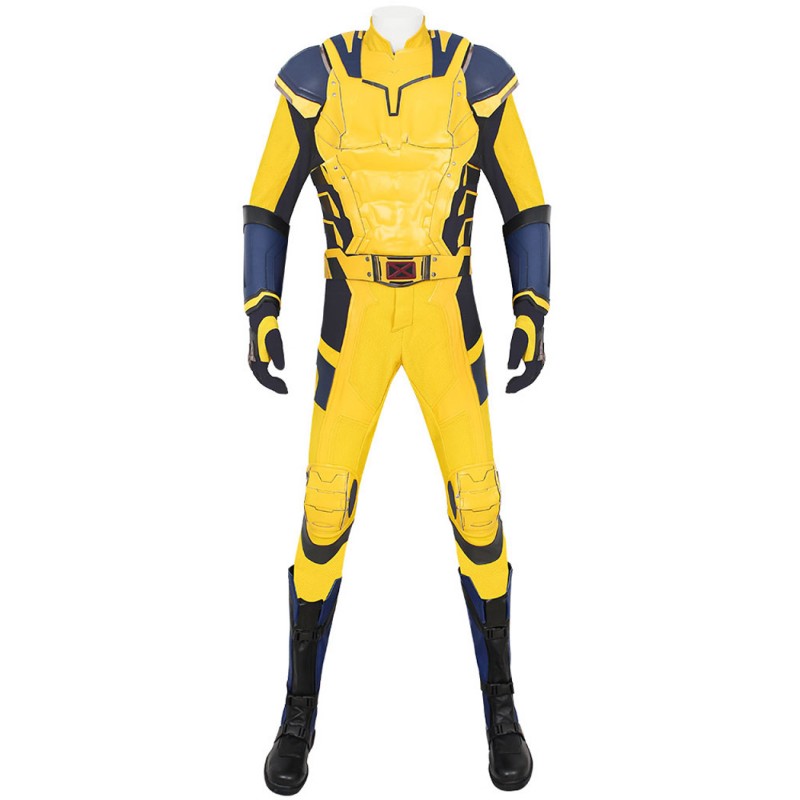 Deadpool & Wolverine Cosplay Costume Wolverine Halloween Suit Yellow Outfits