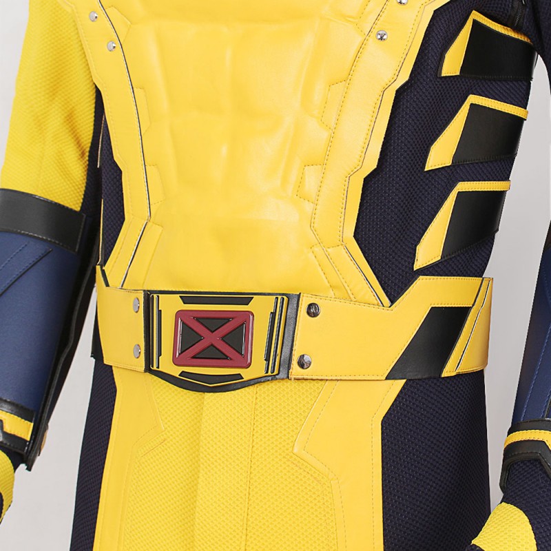 Deadpool & Wolverine Cosplay Costume Wolverine Halloween Suit Yellow Outfits