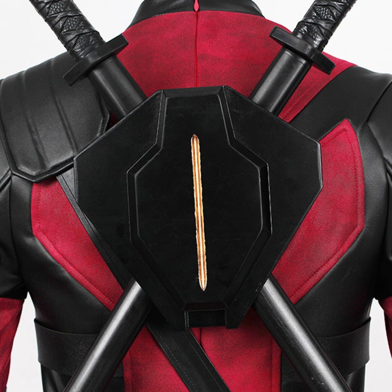 Deadpool 3 Wade Wilson Cosplay Costume Male Red Halloween Suit