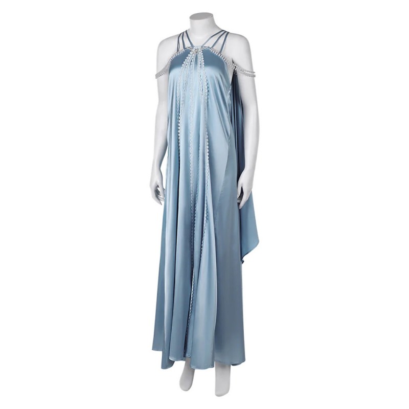 Star Wars Queen Padme Amidala Halloween Costume Women Cosplay Suit Blue Dress