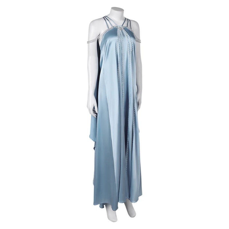 Star Wars Queen Padme Amidala Halloween Costume Women Cosplay Suit Blue Dress