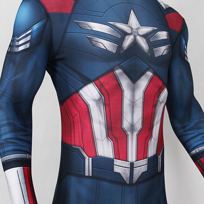 Captain America 4 Brave New World Falcon Sam Wilson Jumpsuit Cosplay Costume Male Suit