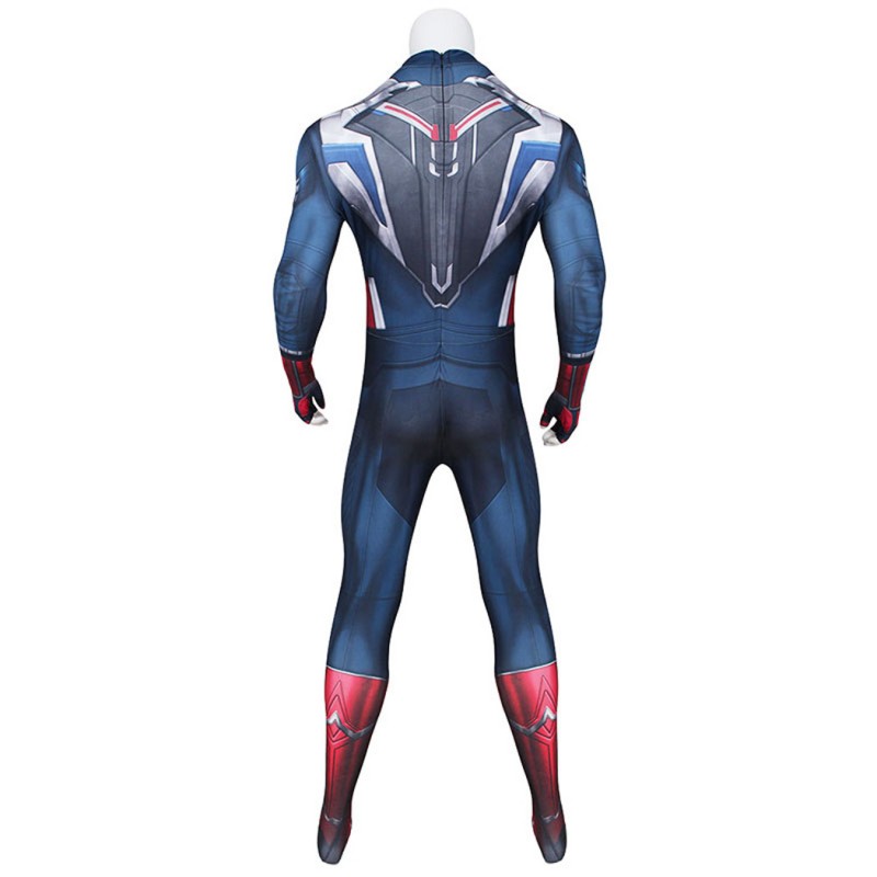 Captain America 4 Brave New World Falcon Sam Wilson Jumpsuit Cosplay Costume Male Suit