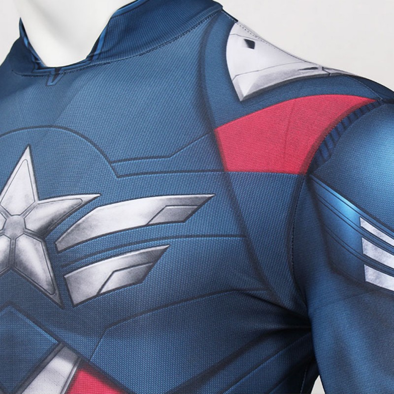 Captain America 4 Brave New World Falcon Sam Wilson Jumpsuit Cosplay Costume Male Suit