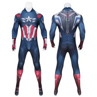 Captain America 4 Brave New World Falcon Sam Wilson Jumpsuit Cosplay Costume Male Suit