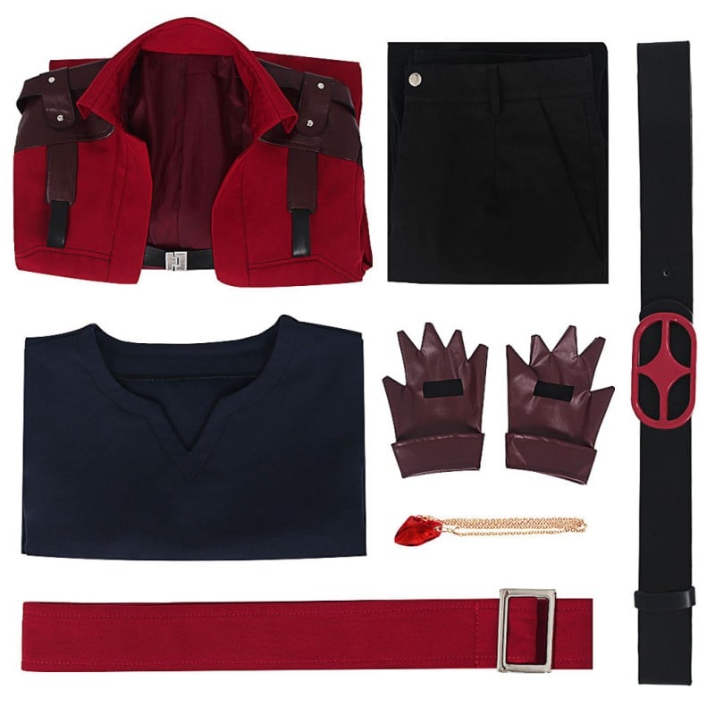 DMC 5 Cosplay Costume Dante Halloween Suit Red Outfits