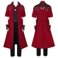 Devil May Cry 5 Dante Cosplay Costume DMC Halloween Suit Red Outfits