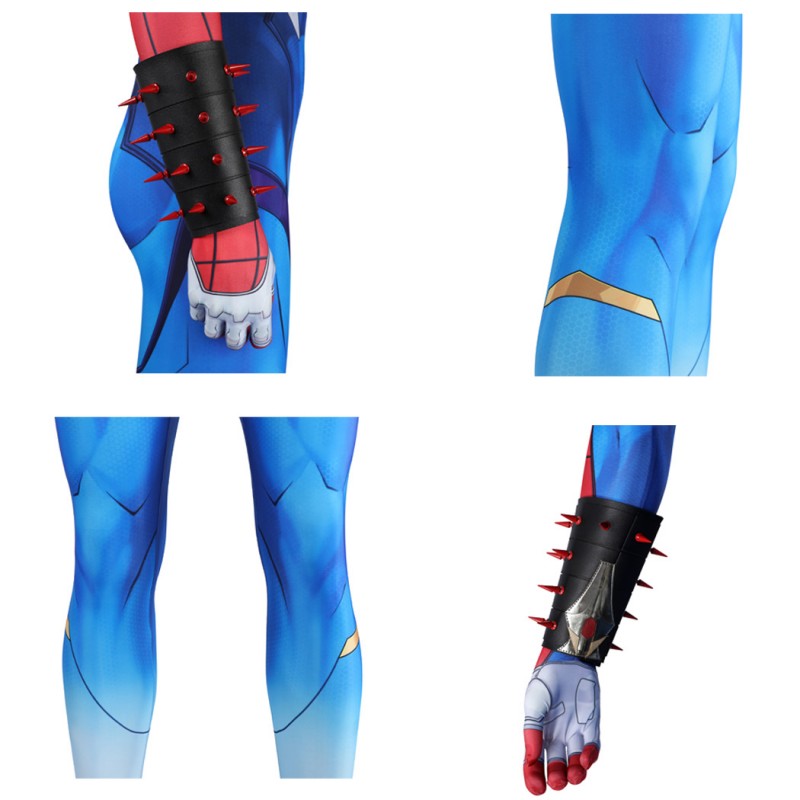 Spider-Punk 2099 Costume Marvel Rivals Halloween Cosplay Suit
