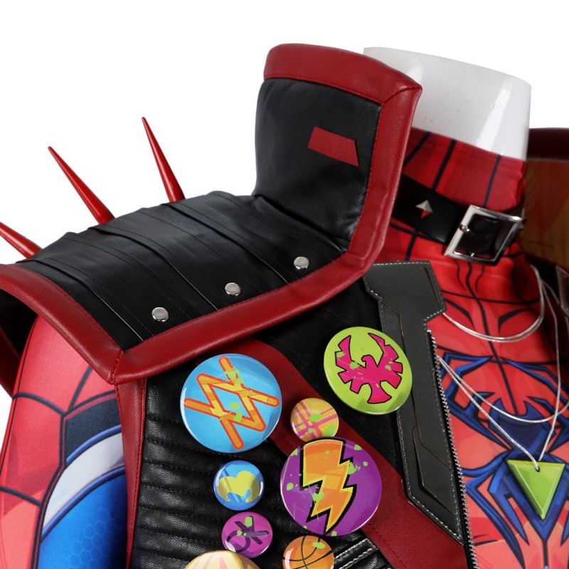 Spider-Punk 2099 Costume Marvel Rivals Halloween Cosplay Suit