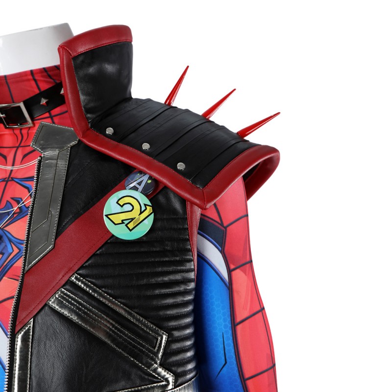 Spider-Punk 2099 Costume Marvel Rivals Halloween Cosplay Suit
