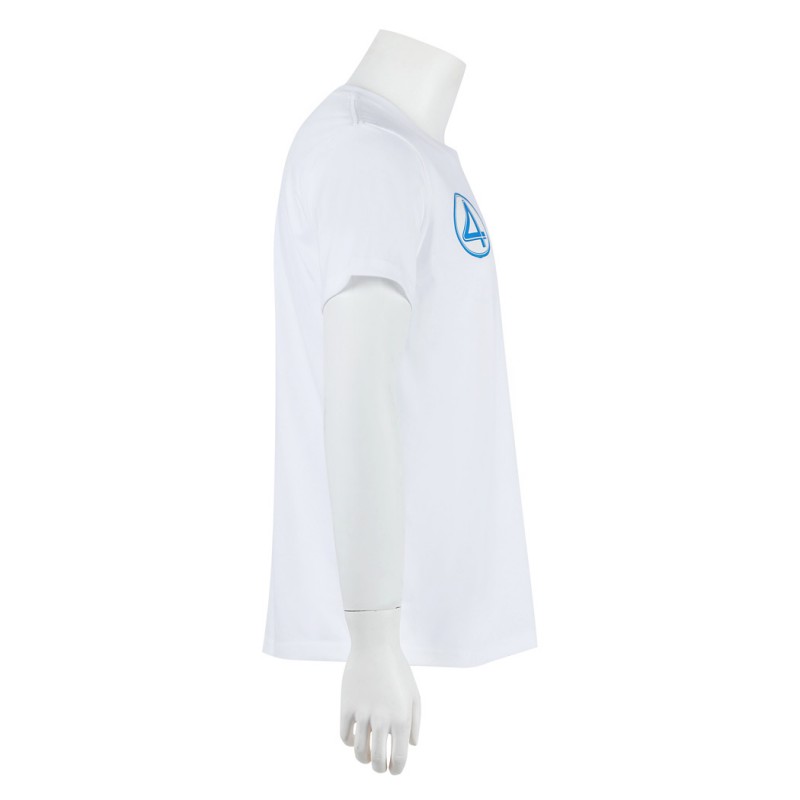 The Fantastic Four First Steps T-Shirt White Halloween Cosplay Costume