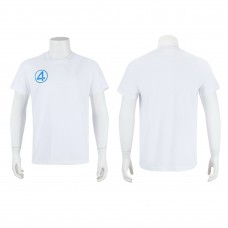 The Fantastic Four First Steps T-Shirt White Halloween Cosplay Costume