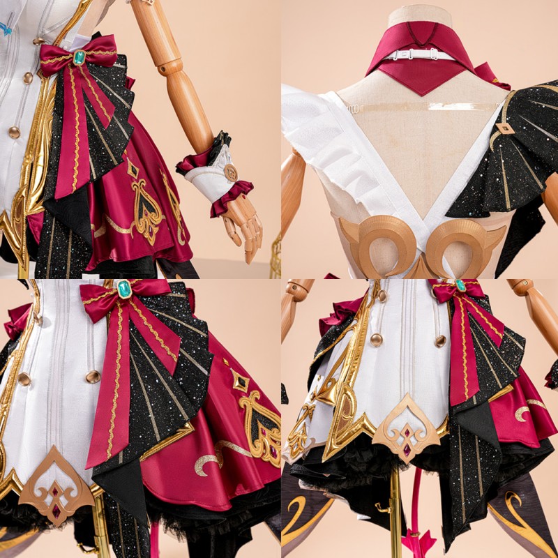 Genshin Impact Escoffier Costume Game Halloween Women Cosplay Suit