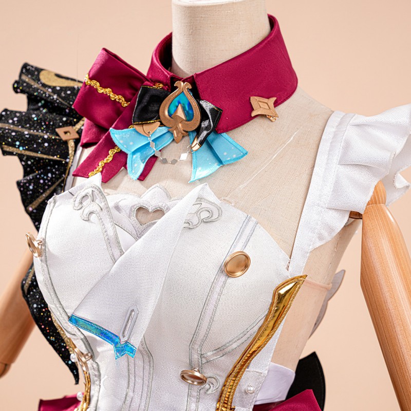 Genshin Impact Escoffier Costume Game Halloween Women Cosplay Suit
