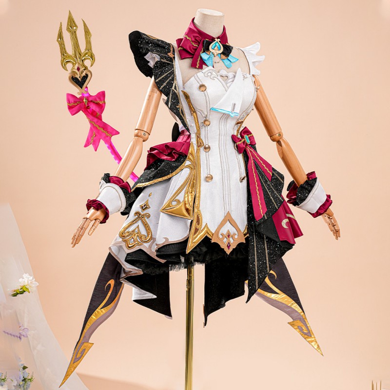 Genshin Impact Escoffier Costume Game Halloween Women Cosplay Suit