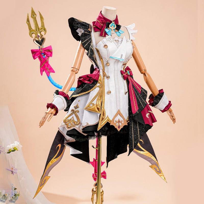 Genshin Impact Escoffier Costume Game Halloween Women Cosplay Suit