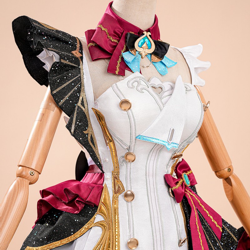Genshin Impact Escoffier Costume Game Halloween Women Cosplay Suit