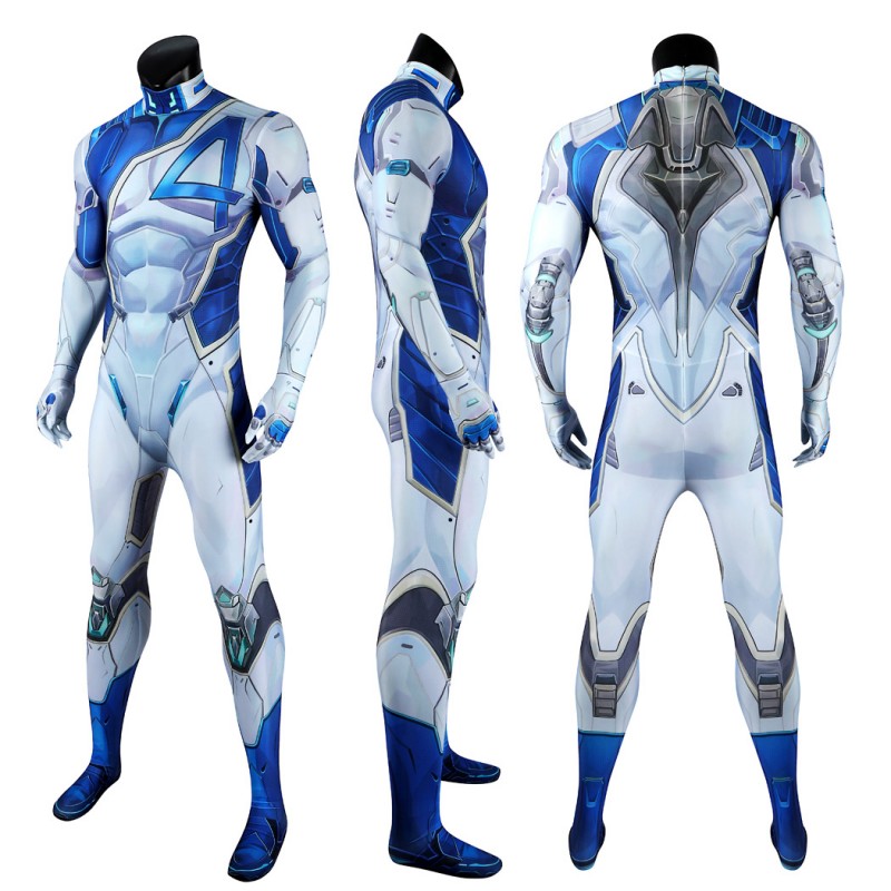 Marvel Rivals Mister Fantastic Jumpsuit Reed Richards Cosplay Costume Male Suit