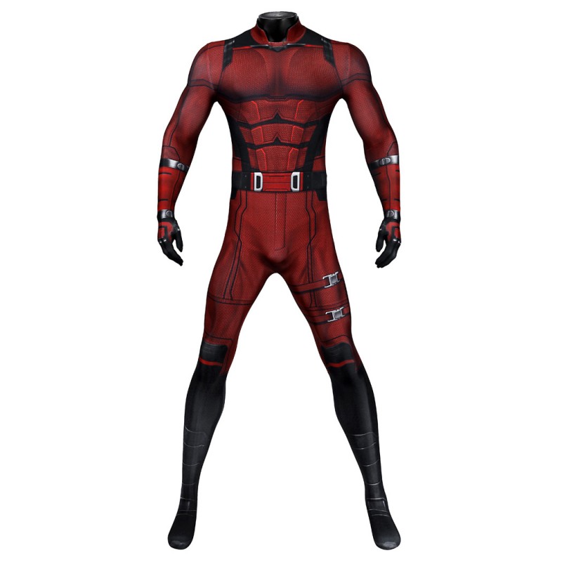 Daredevil Born Again Season 1 Jumpsuit Matthew Murdock Cosplay Costumes Red Suit