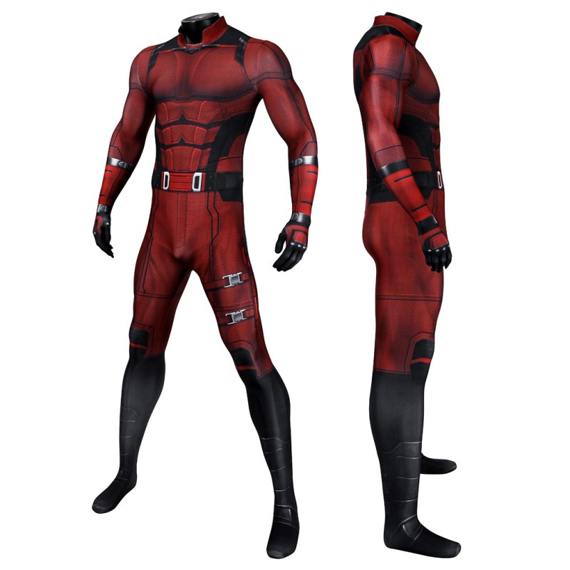 Daredevil Born Again Season 1 Jumpsuit Matthew Murdock Cosplay Costumes Red Suit