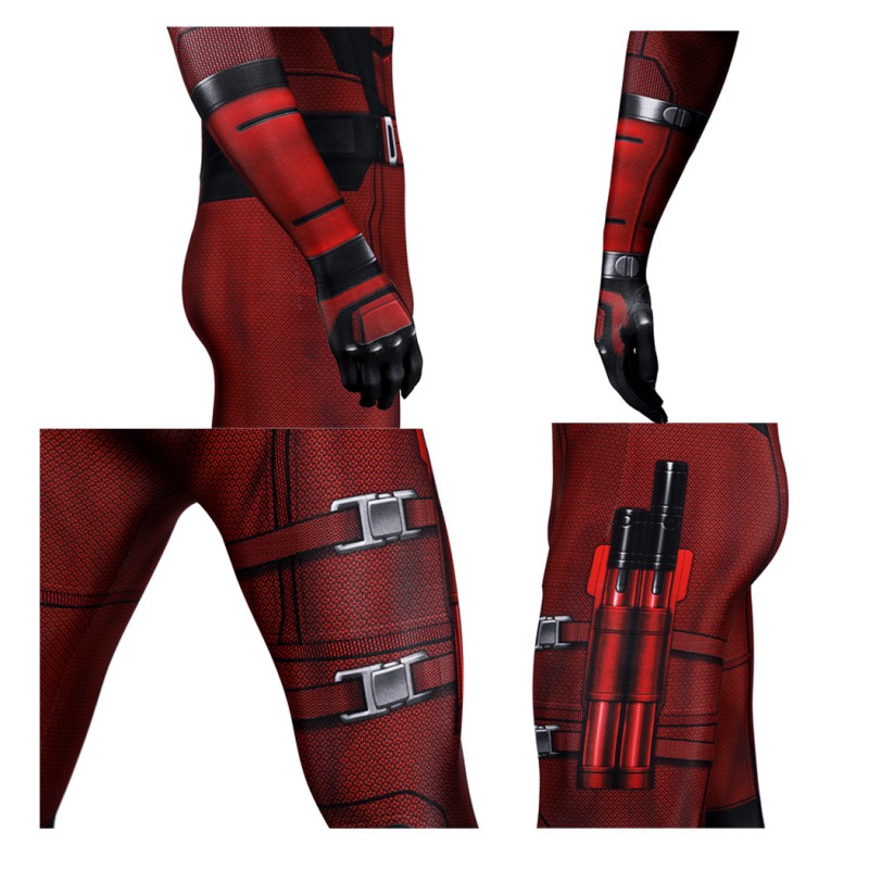 Daredevil Born Again Season 1 Jumpsuit Matthew Murdock Cosplay Costumes Red Suit