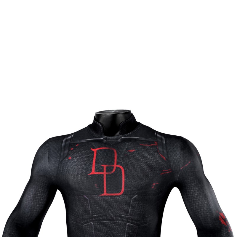 Daredevil Born Again Season 2 Black Suit Matthew Murdock Jumpsuit Cosplay Costume