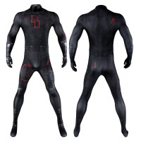 Daredevil Born Again Season 2 Black Suit Matthew Murdock Jumpsuit Cosplay Costume