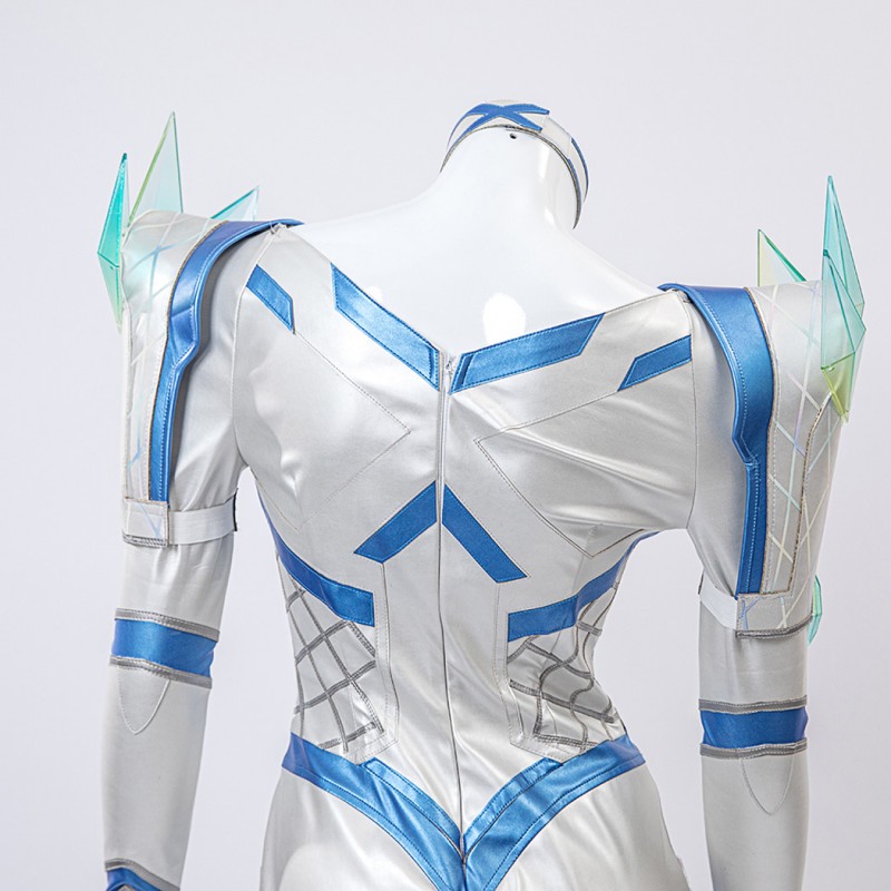 Marvel Rivals Emma Frost Costume The White Queen Halloween Cosplay Suit