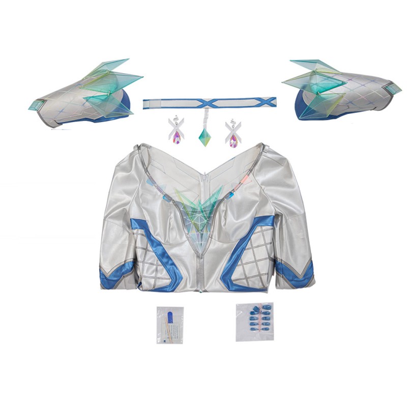 Marvel Rivals Emma Frost Costume The White Queen Halloween Cosplay Suit