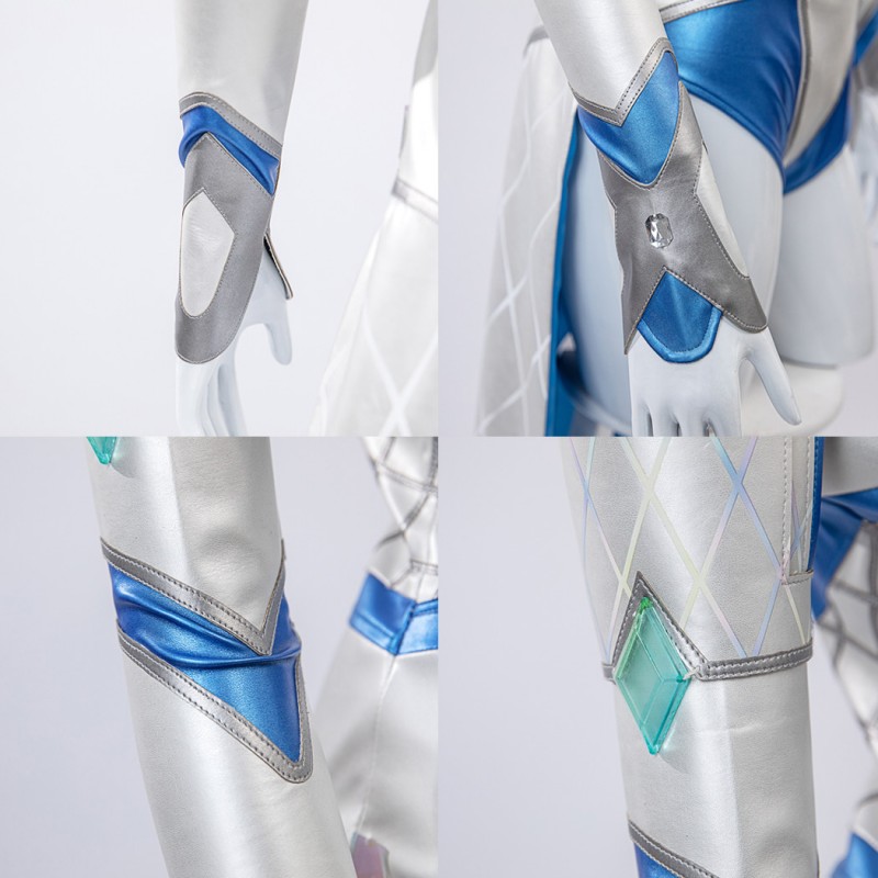 Marvel Rivals Emma Frost Costume The White Queen Halloween Cosplay Suit