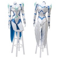 Marvel Rivals Emma Frost Costume The White Queen Halloween Cosplay Suit