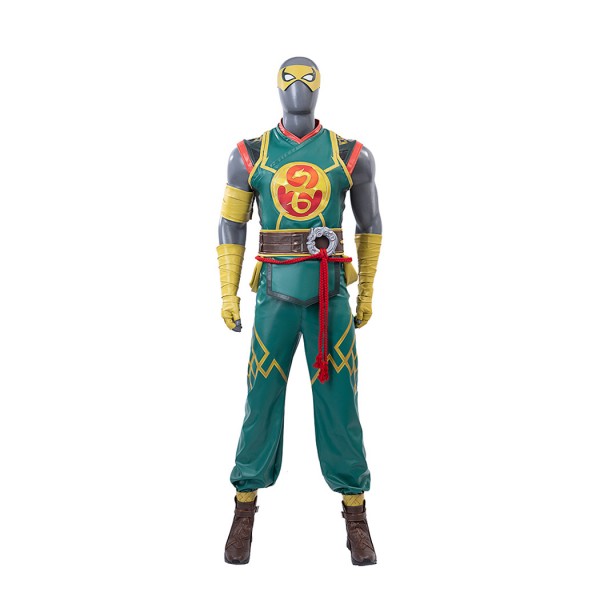 Iron Fist Costume Marvel Rivals Lin Lie Halloween Cosplay Suit ...