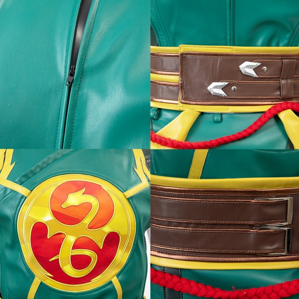 Iron Fist Costume Marvel Rivals Lin Lie Halloween Cosplay Suit ...