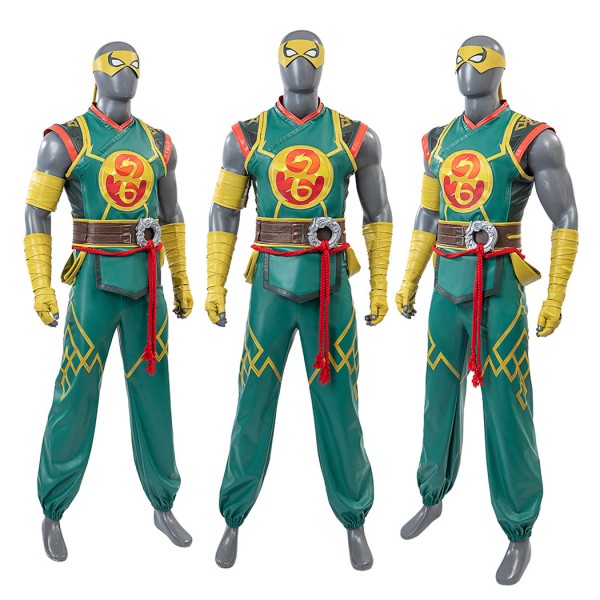 Iron Fist Costume Marvel Rivals Lin Lie Halloween Cosplay Suit ...