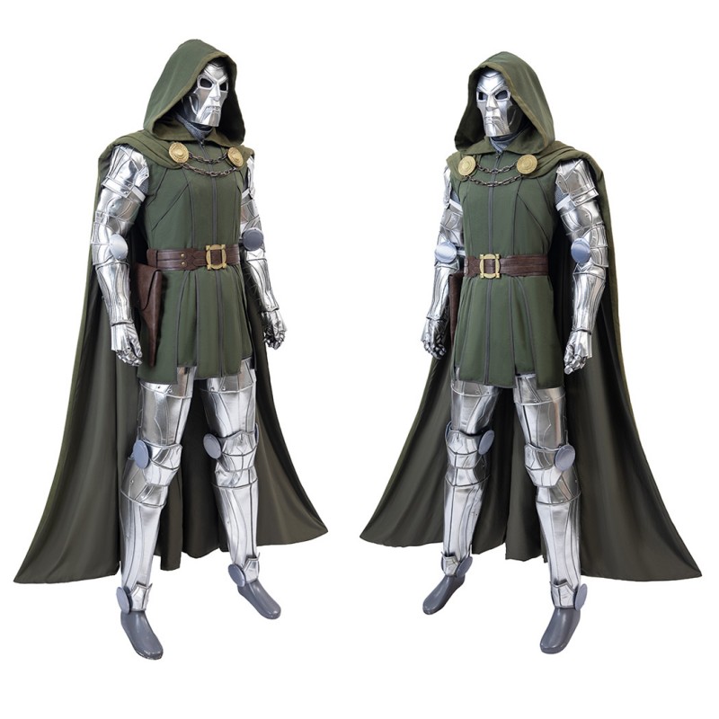 Doctor Doom Cosplay Costume Avengers Doomsday Halloween Suit Male Outfit