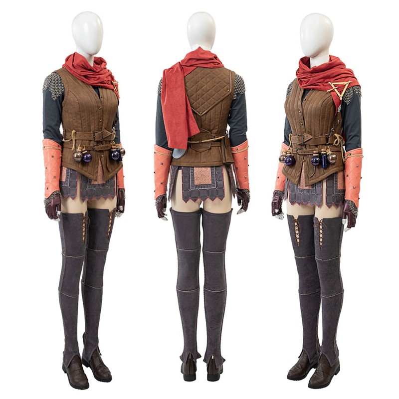 Split Fiction Mio Cosplay Costume Game Women Halloween Suit