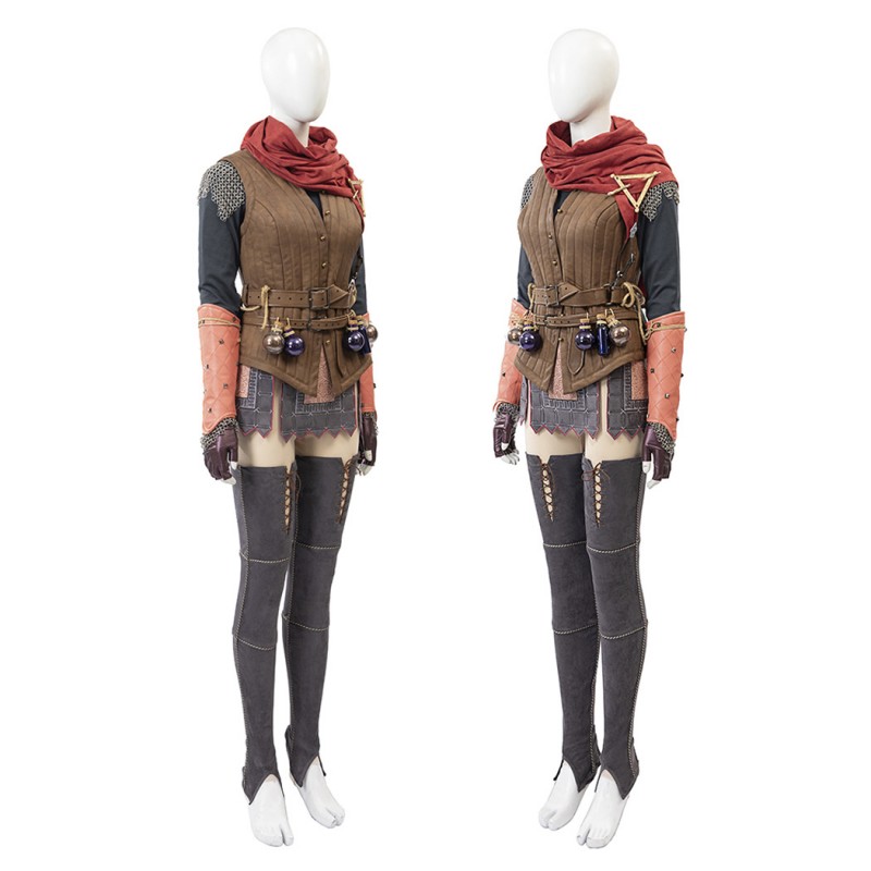 Split Fiction Mio Cosplay Costume Game Women Halloween Suit