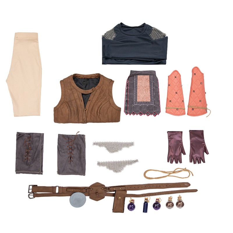 Split Fiction Mio Cosplay Costume Game Women Halloween Suit