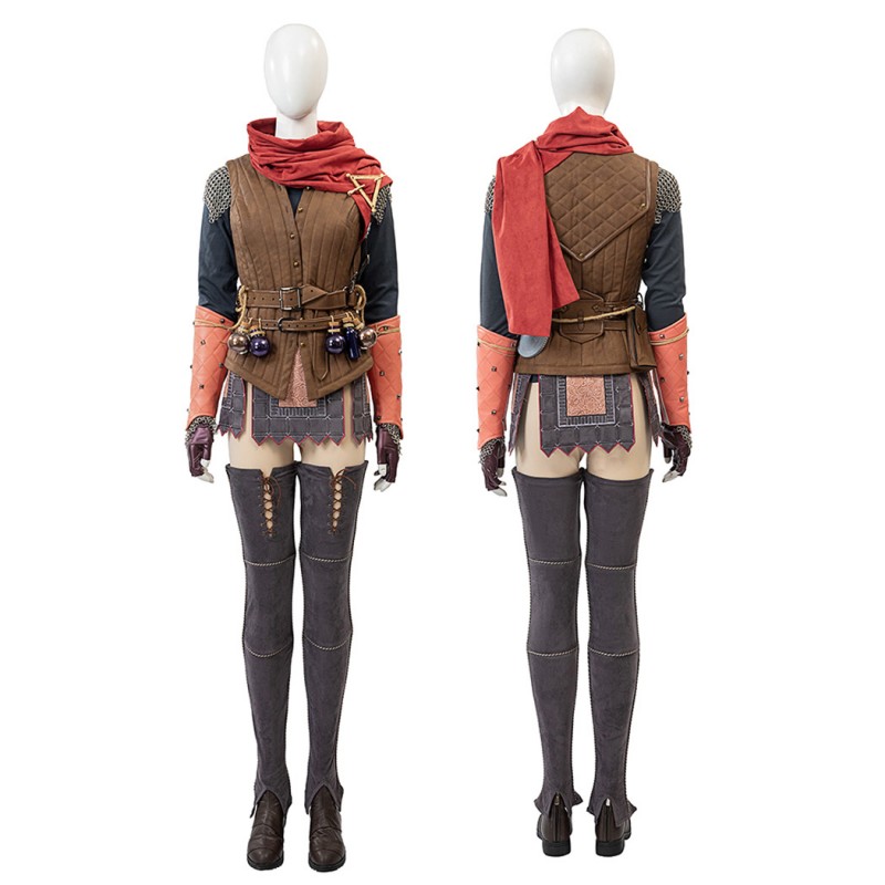Split Fiction Mio Cosplay Costume Game Women Halloween Suit