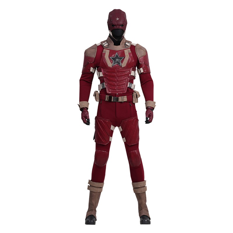 Thunderbolts Red Guardian Costume David Harbour Halloween Cosplay Suit