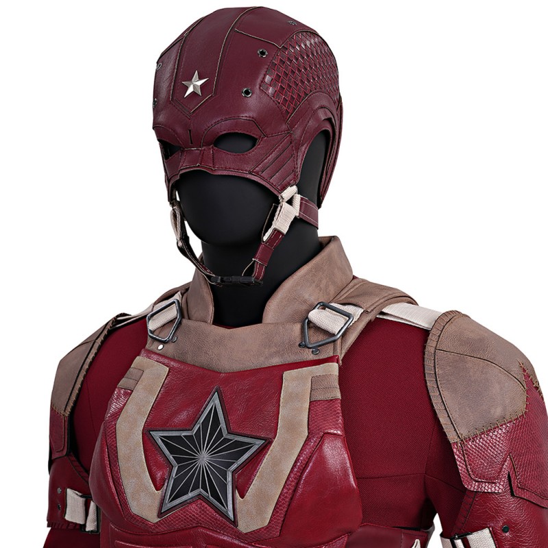 Thunderbolts Red Guardian Costume David Harbour Halloween Cosplay Suit