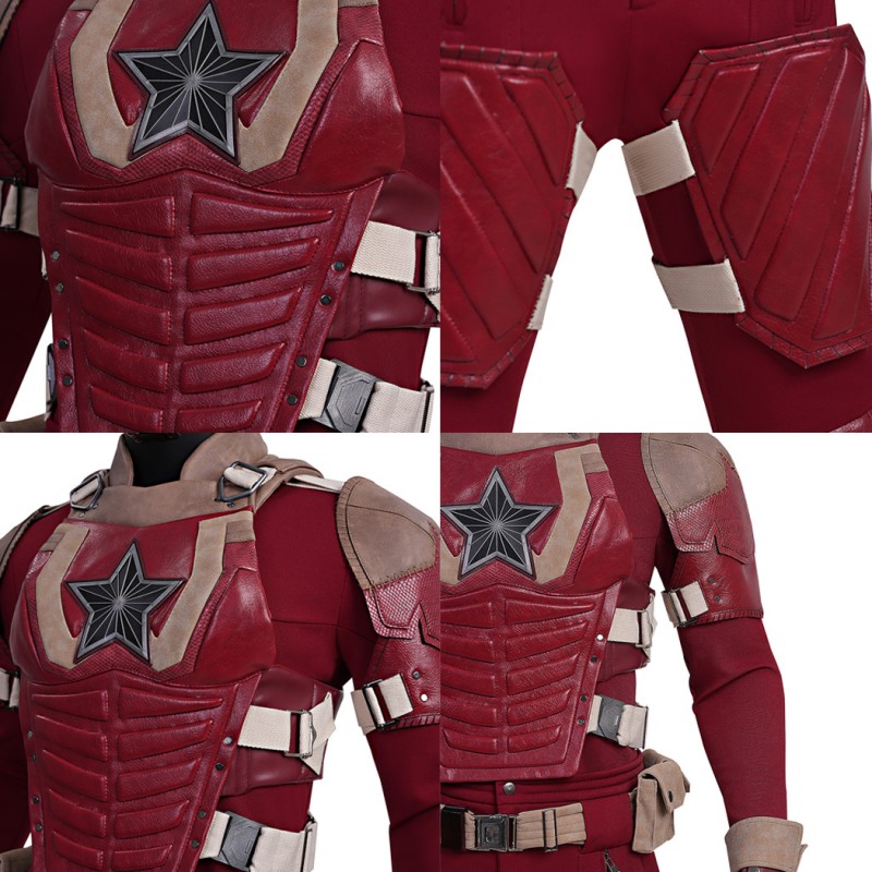 Thunderbolts Red Guardian Costume David Harbour Halloween Cosplay Suit