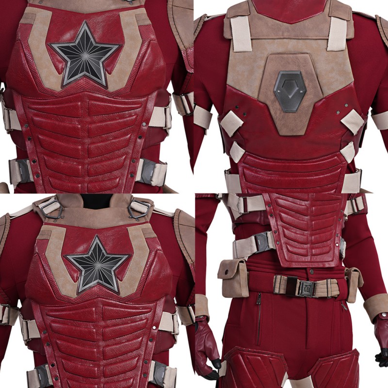 Thunderbolts Red Guardian Costume David Harbour Halloween Cosplay Suit